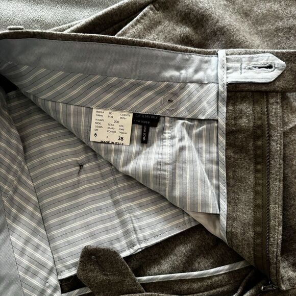 J McLaughlin Virgin Wool Beige Tan Pleated Dress Pants sz 38 EUC Mens - Picture 5 of 11